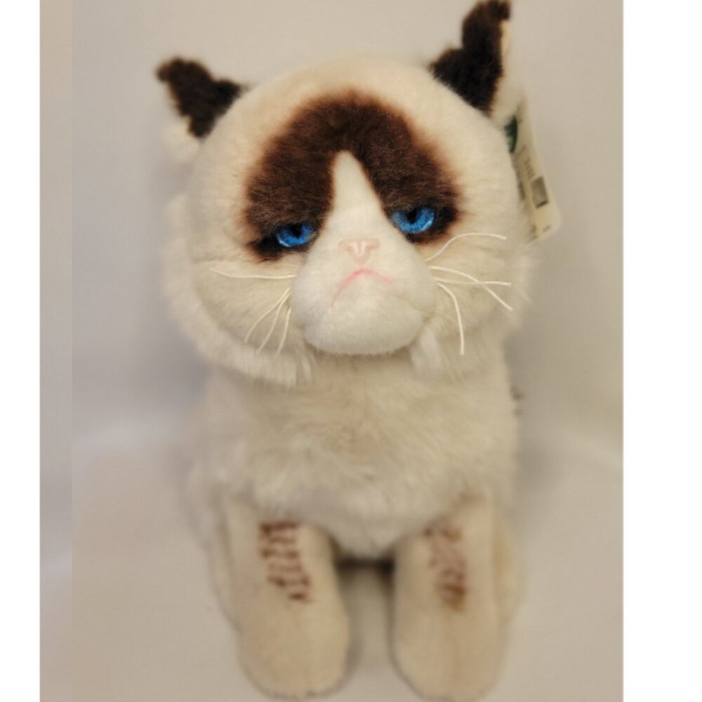 NWT Gund Retired Grumpy Cat Stuffy Super Soft 10 Inches
